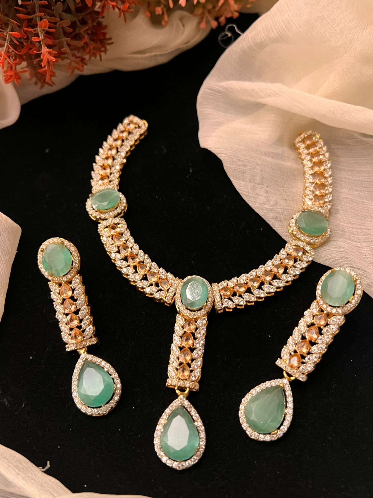 beautiful stone set