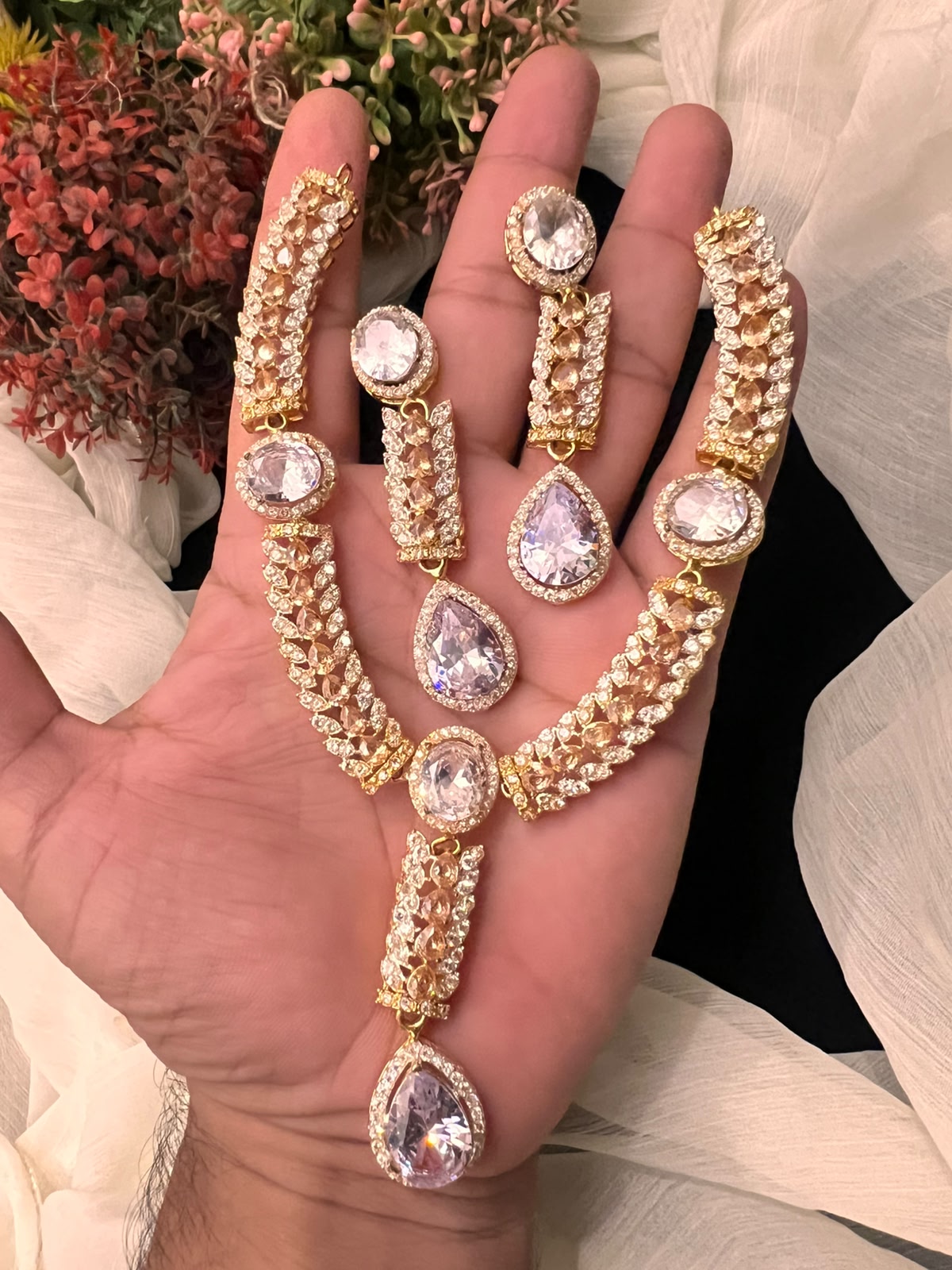 beautiful stone set