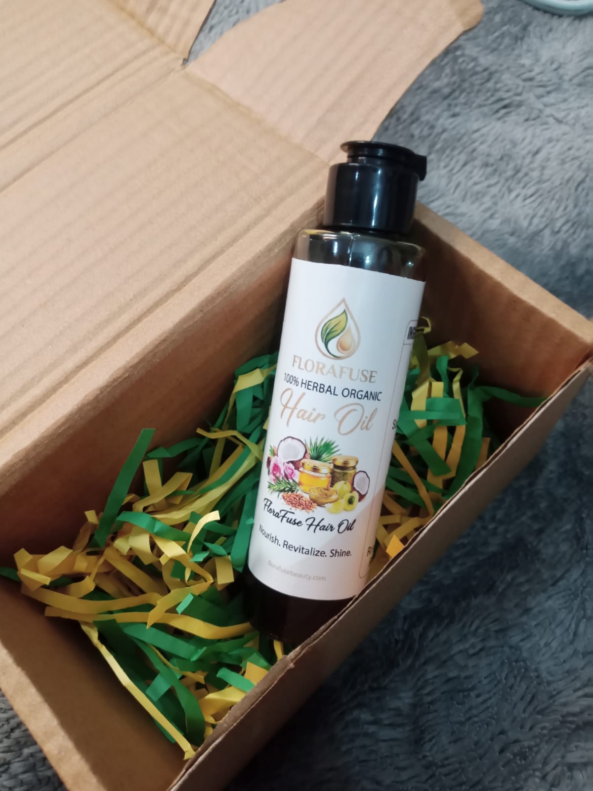 100% Organic Herbal Hair Oil