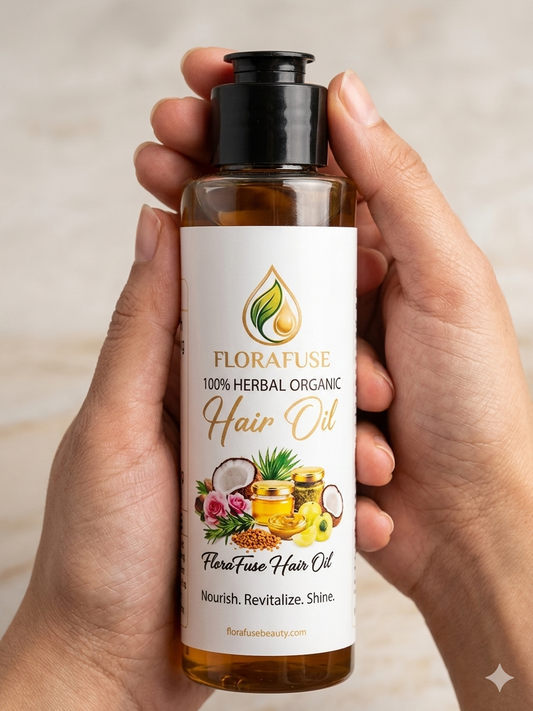 100% Organic Herbal Hair Oil