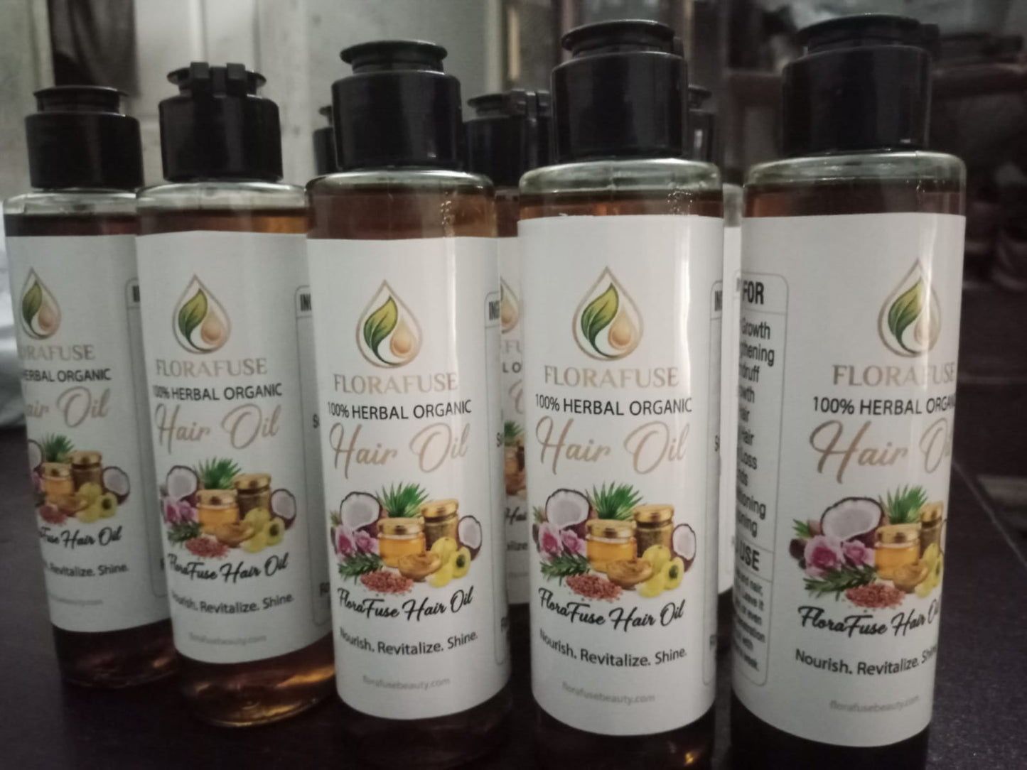 100% Organic Herbal Hair Oil
